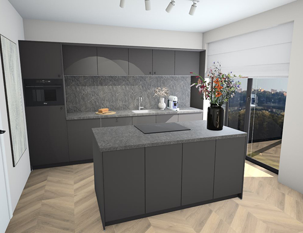 Keukentype B - Eilandopstelling