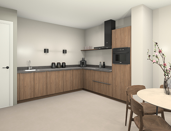 Keukentype C - hoekopstelling