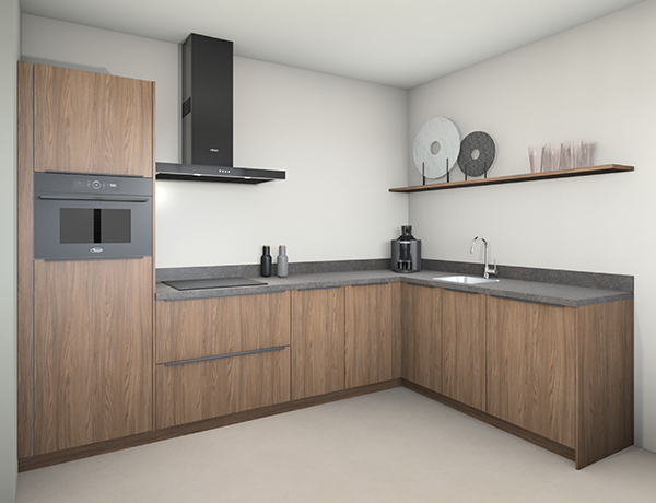 Keukentype E - Hoekopstelling