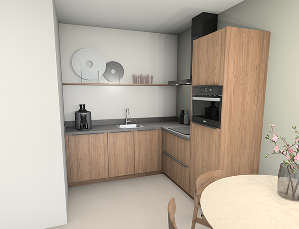 Keukentype H - Hoekopstelling