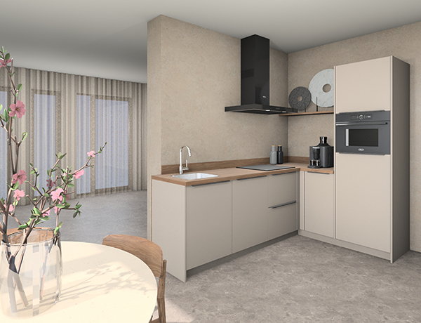 Keukentype L - Hoekopstelling