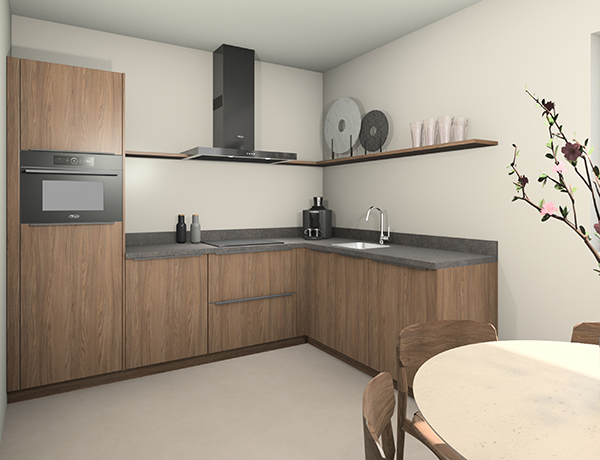 Keukentype N - Hoekopstelling