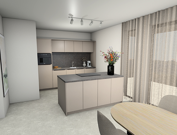 Hoekopstelling O - Eilandopstelling